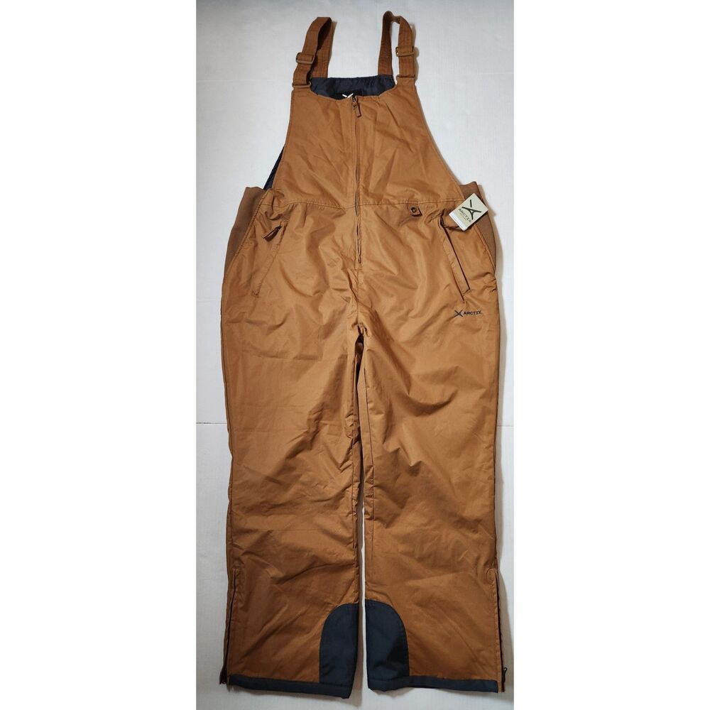 Arctix Womens Essential Snow Bib Cappuccino 3X